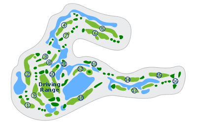 Laguna Golf Club course map